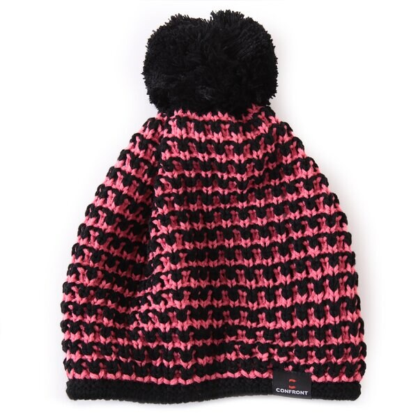 Czapka zimowa damska CONFRONT CZAPKA ZIMOWA BOMBER FUCHSIA 632 p04bomber632uni kolor różowy