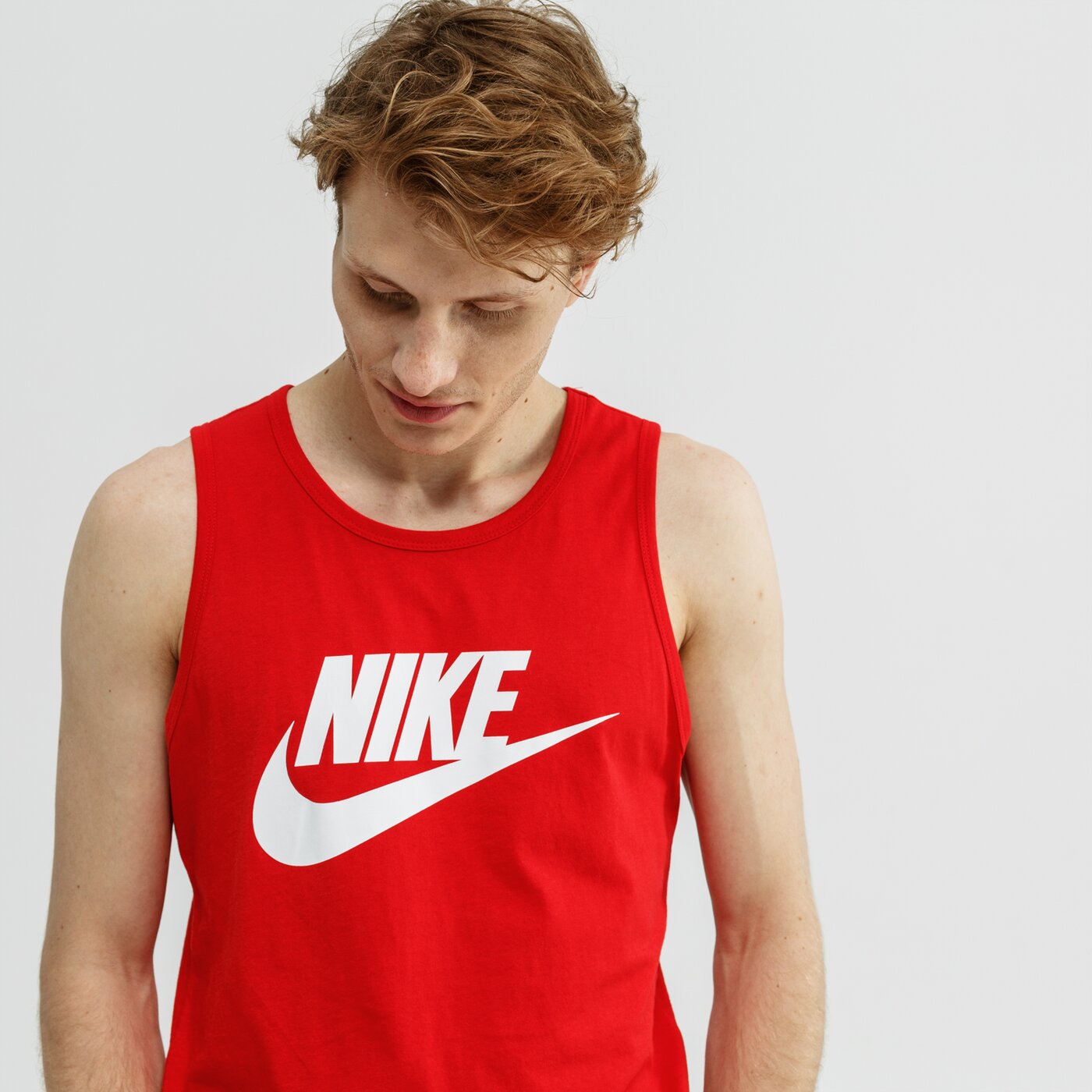 Tank top męski NIKE TANK SPORTSWEAR ar4991-657 kolor czerwony