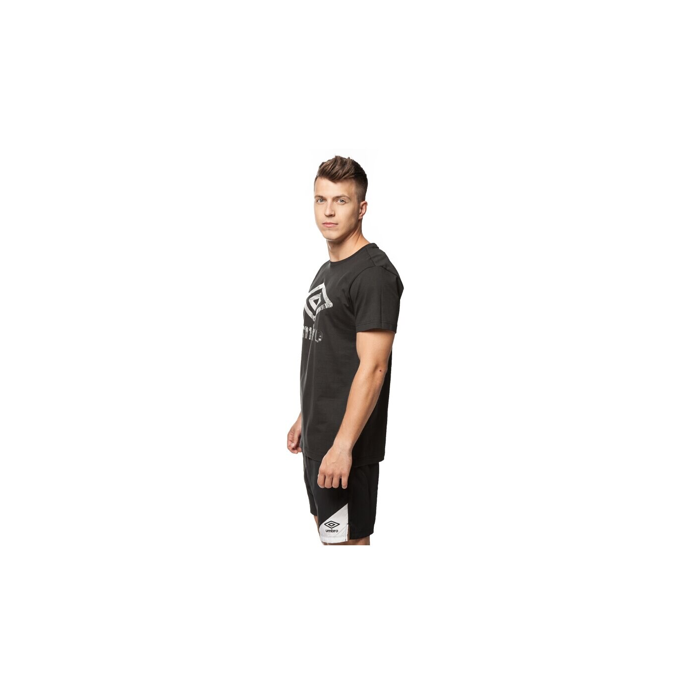 Koszulka męska UMBRO T-SHIRT ERKON ul35tsm12001 kolor czarny