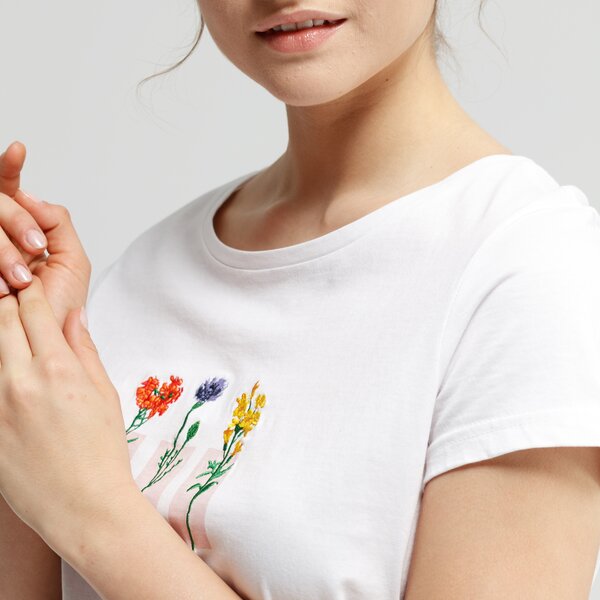 Koszulka damska FEEWEAR T-SHIRT SS CARONI fw19tsd23001 kolor biały