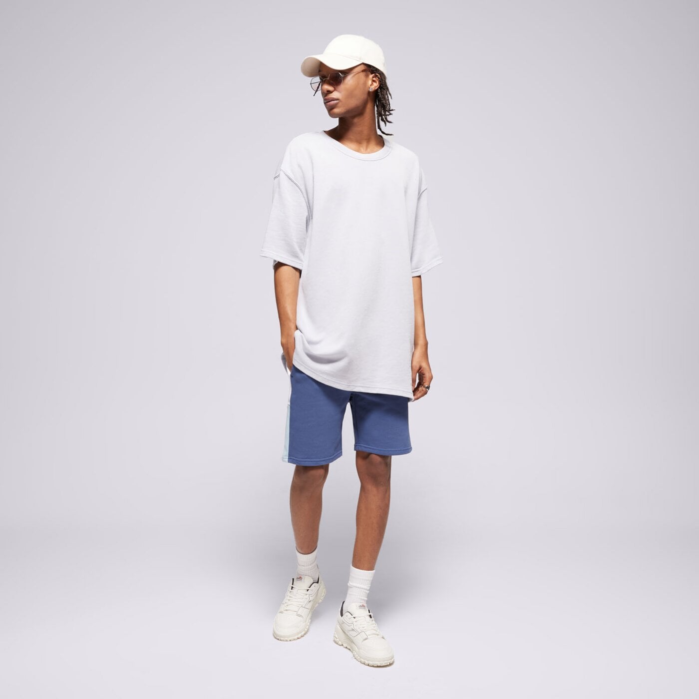 Spodenki męskie ELLESSE SZORTY TURI SHORT NAVY/BLUE/WHT shz17435379 kolor granatowy