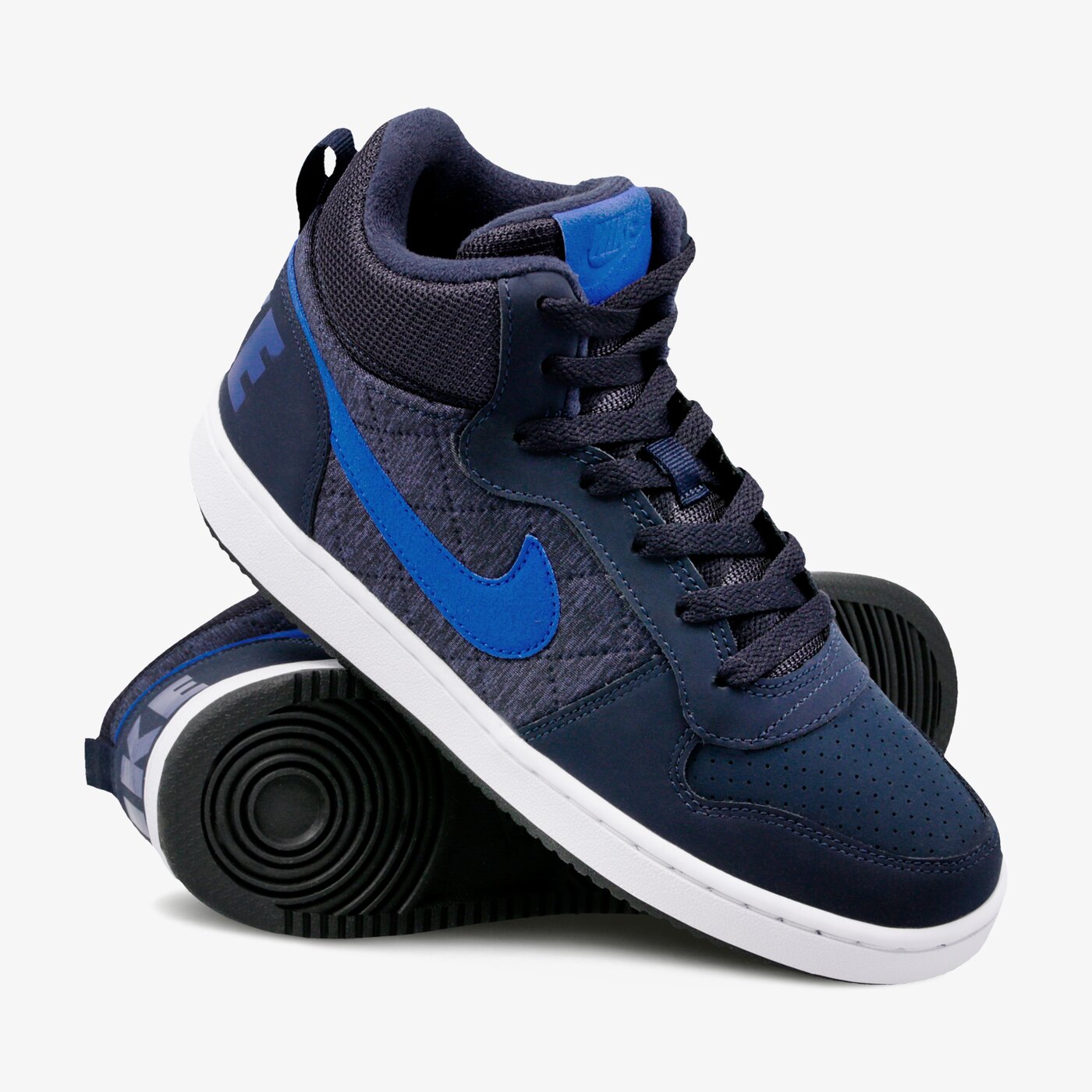 Buty dziecięce NIKE COURT BOROUGH MID SE BG 918340-402 kolor czarny