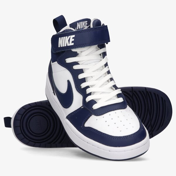 Buty dziecięce NIKE COURT BOROUGH MID 2 cd7782-107 kolor biały