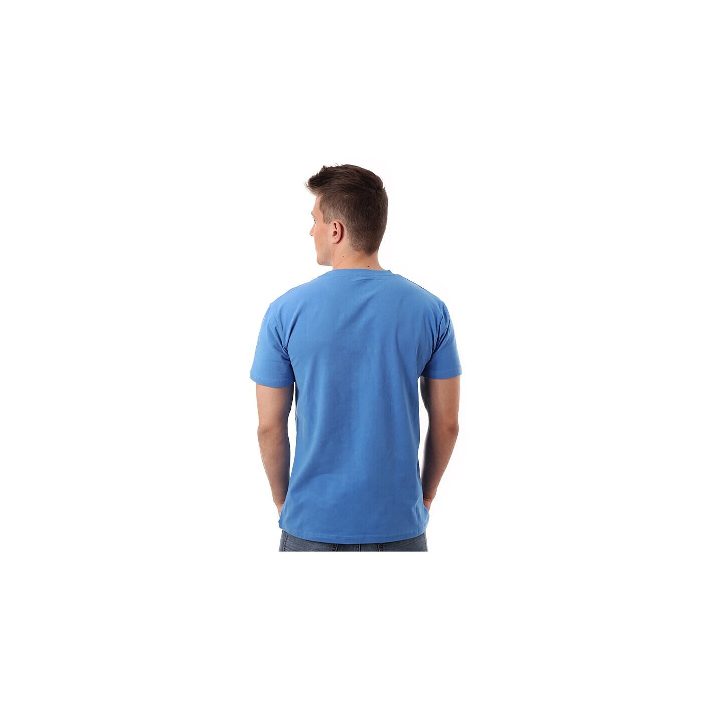 Koszulka męska UMBRO  T-SHIRT NIKITTA ul14tsm15001 kolor niebieski