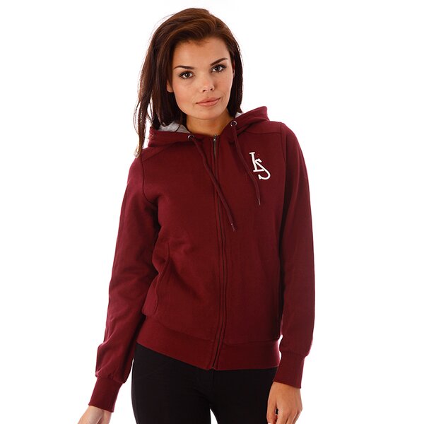 Bluza damska LOTTO BLUZA HEAVY SWEAT FZ GIULIAFLHD q7066 kolor bordowy