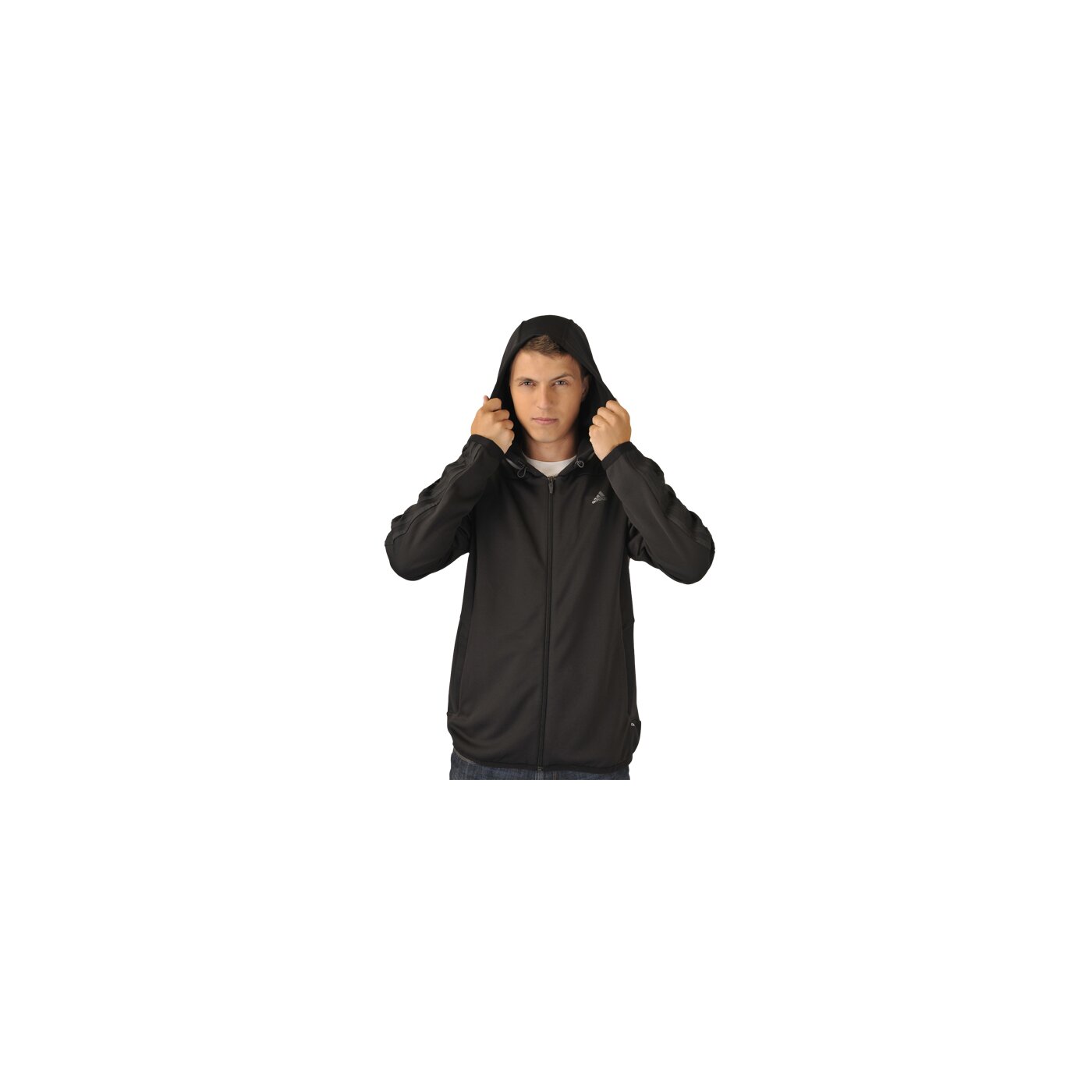 Bluza męska ADIDAS BLUZA   CLIMA365 FULLZIP HOOD v36274 kolor czarny