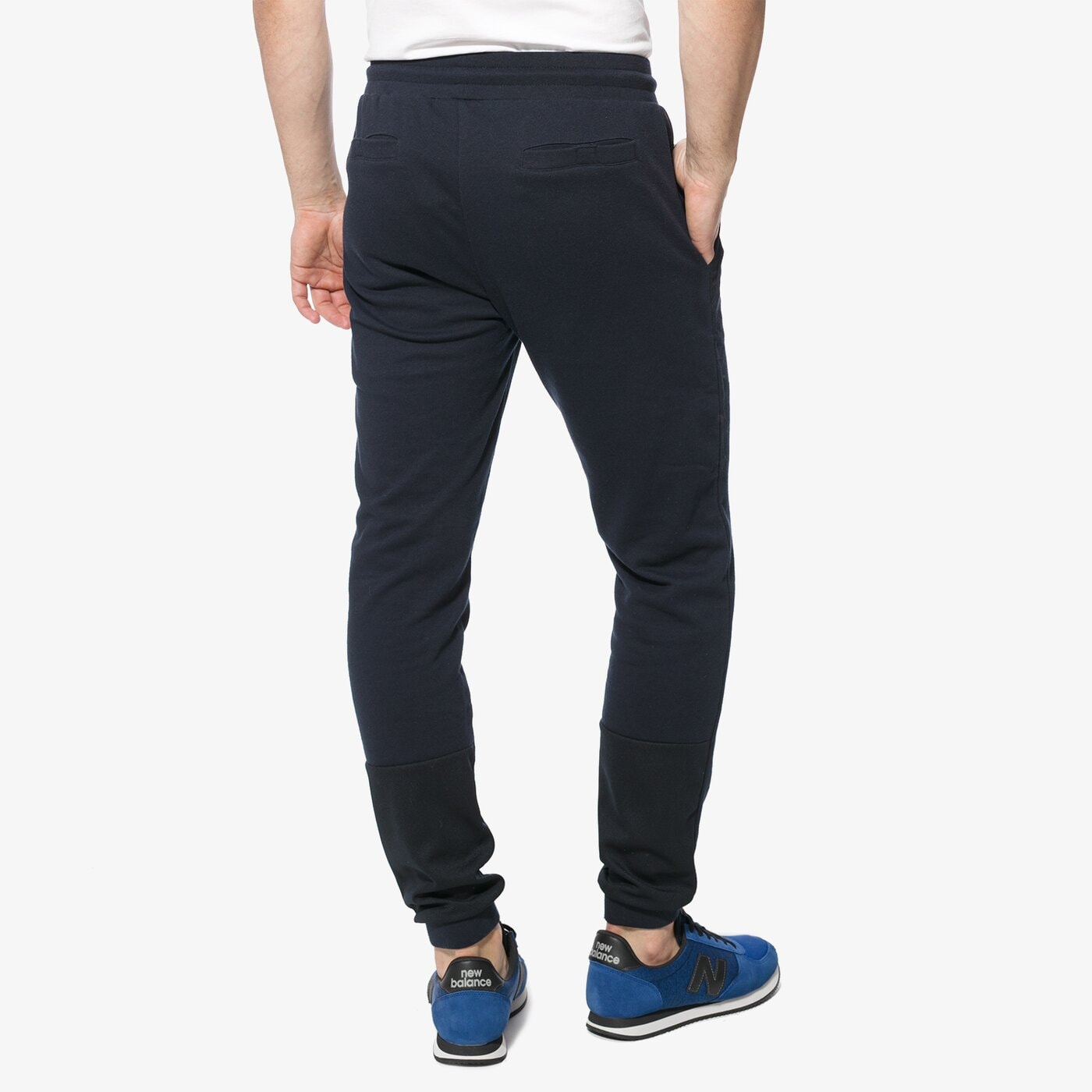 Spodnie dresowe męskie LOTTO SPODNIE WREN lo18spm16001 kolor granatowy