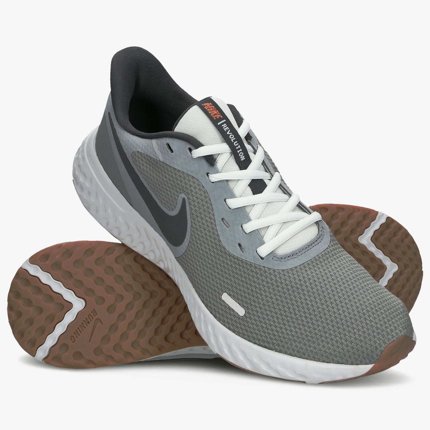 Buty do biegania męskie NIKE REVOLUTION 5 bq3204-008 kolor szary