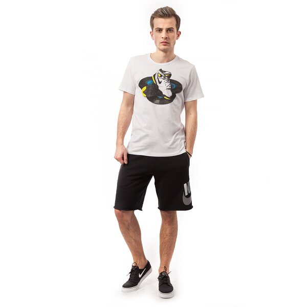 Spodenki męskie NIKE SZORTY AW77 ALUMNI FT SHORT-HBR 687287010 kolor czarny