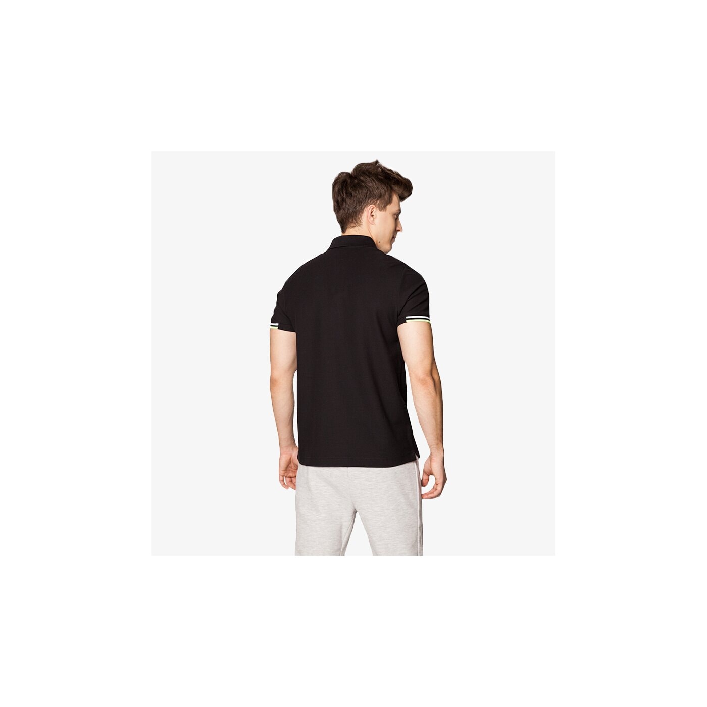 Koszulka polo męska LOTTO POLO BRODSY LOGO PLUS s0949 kolor czarny