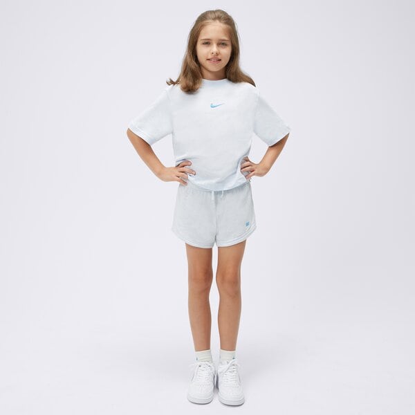 Spodenki dziecięce NIKE SZORTY SPORTSWEAR GIRL da1388-085 kolor niebieski