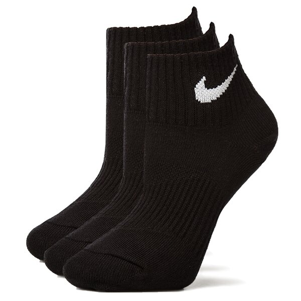 Skarpetki damskie NIKE SKARPETY 3PPK QUARTER LIGHTWEIGHT sx4706001 kolor czarny
