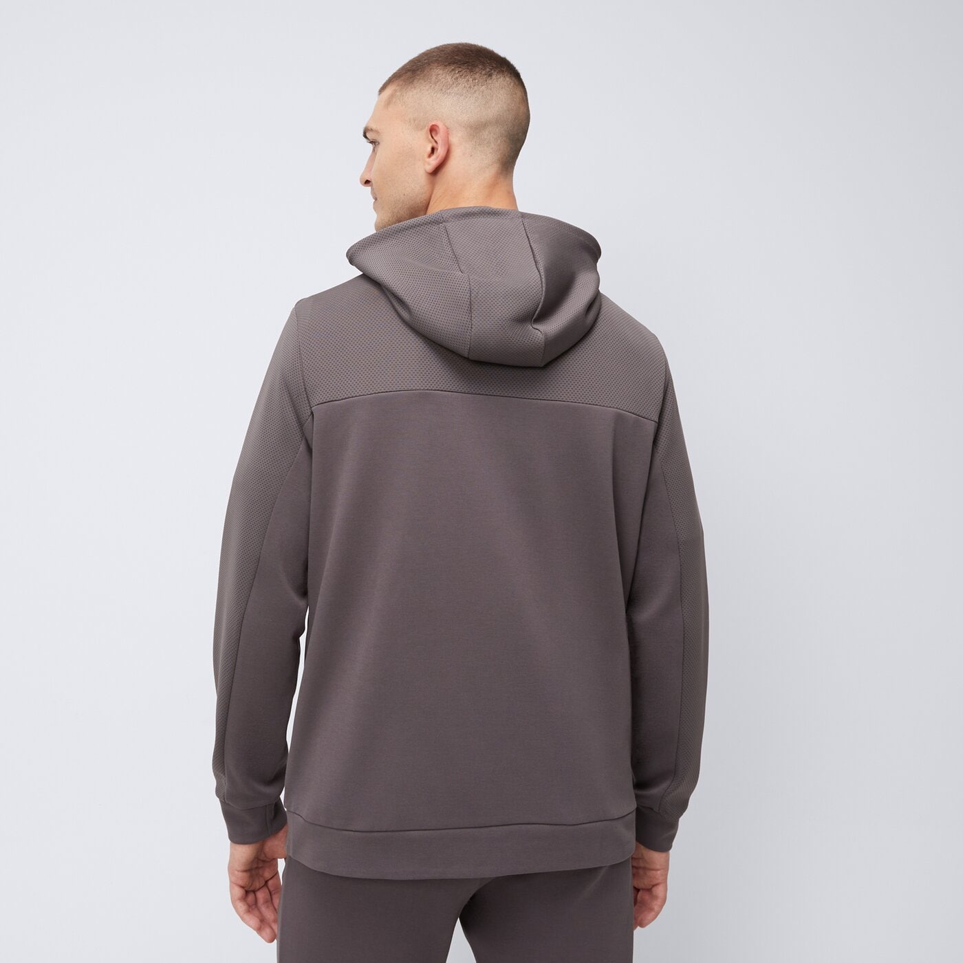 Bluza męska UMBRO BLUZA ROZPINANA Z KAPTUREM TECH FULL ZIP ul125blm01001 kolor szary