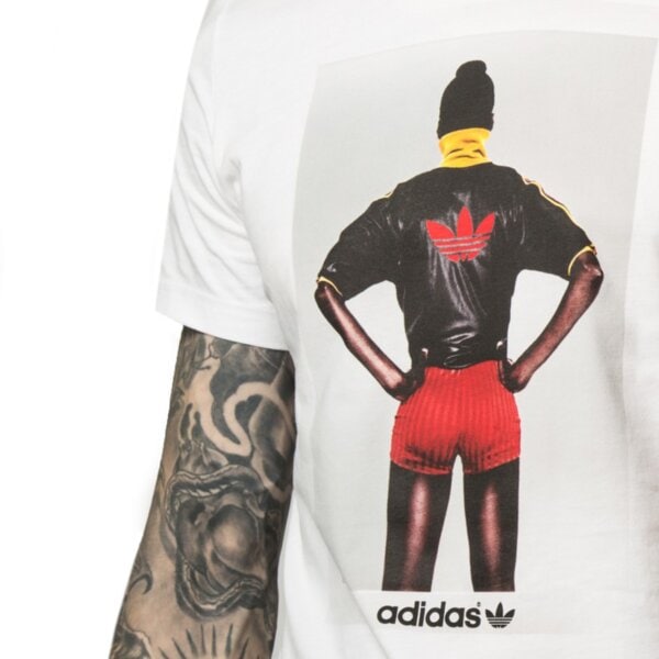 Koszulka męska ADIDAS T-SHIRT FITNESS GIRL T aj7174 kolor biały