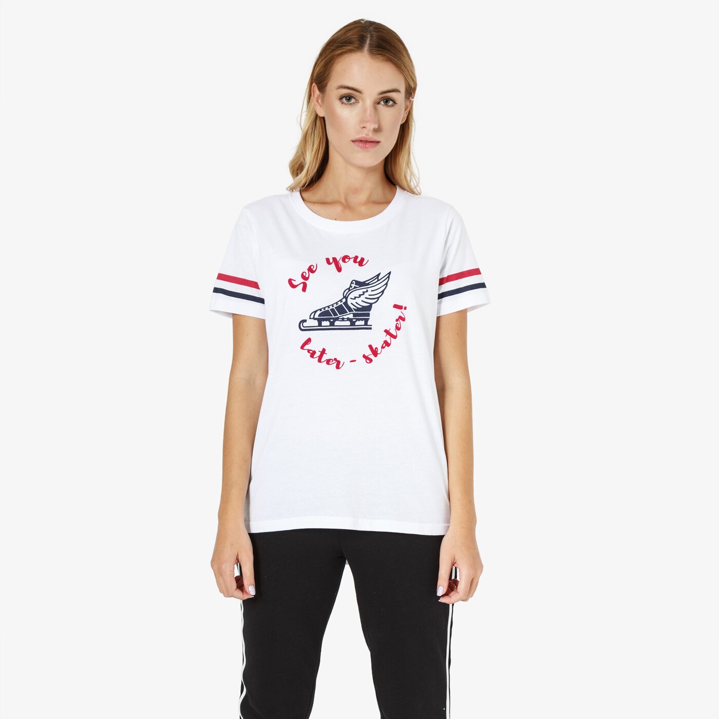 Koszulka damska LOTTO T-SHIRT SS SKATER lo38tsd21001 kolor biały