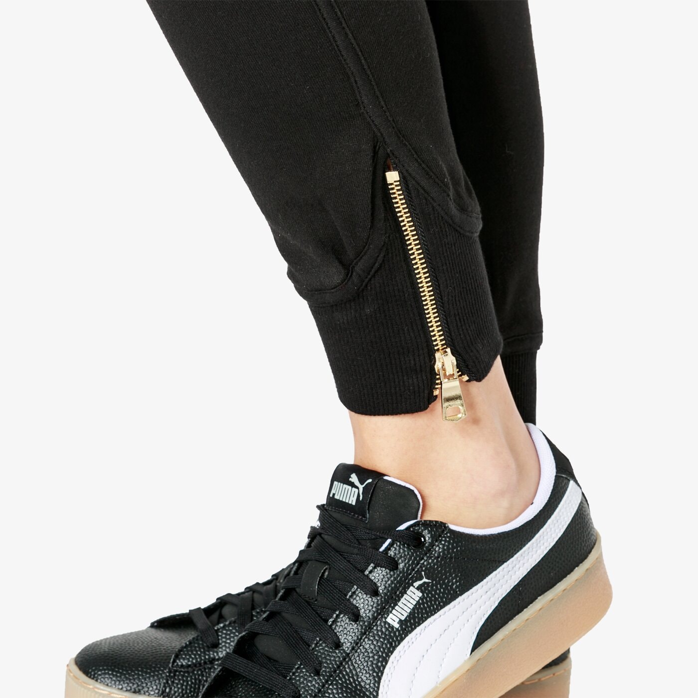 Spodnie dresowe damskie UMBRO SPODNIE GOLDSTONE ul38spd03001 kolor czarny