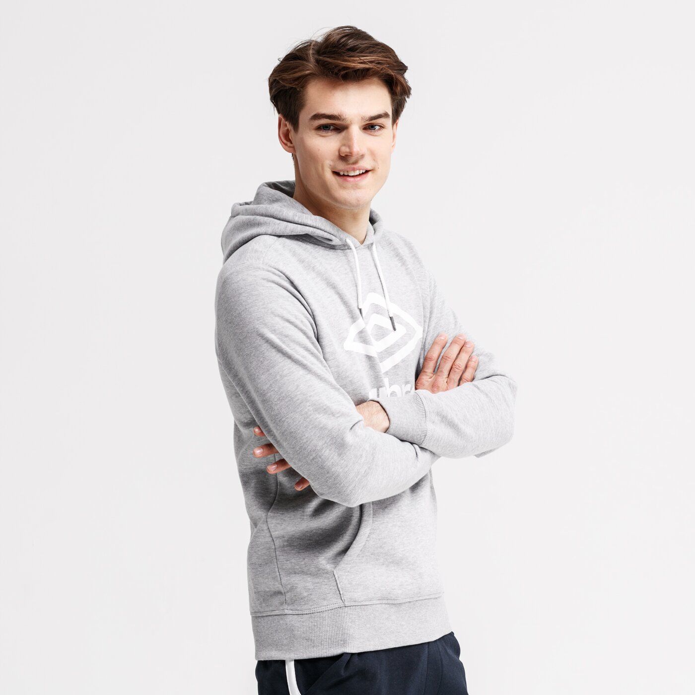 Bluza męska UMBRO BLUZA FW LARGE LOGO OH 65358u-263 kolor szary