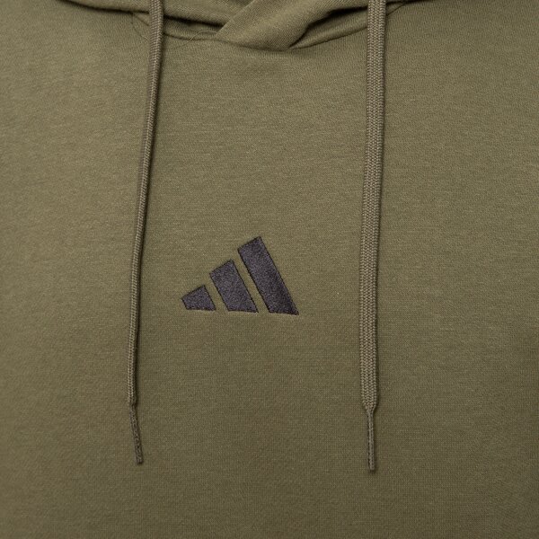 Bluza męska ADIDAS BLUZA Z KAPTUREM M FEELCOZY HD je3799 kolor khaki