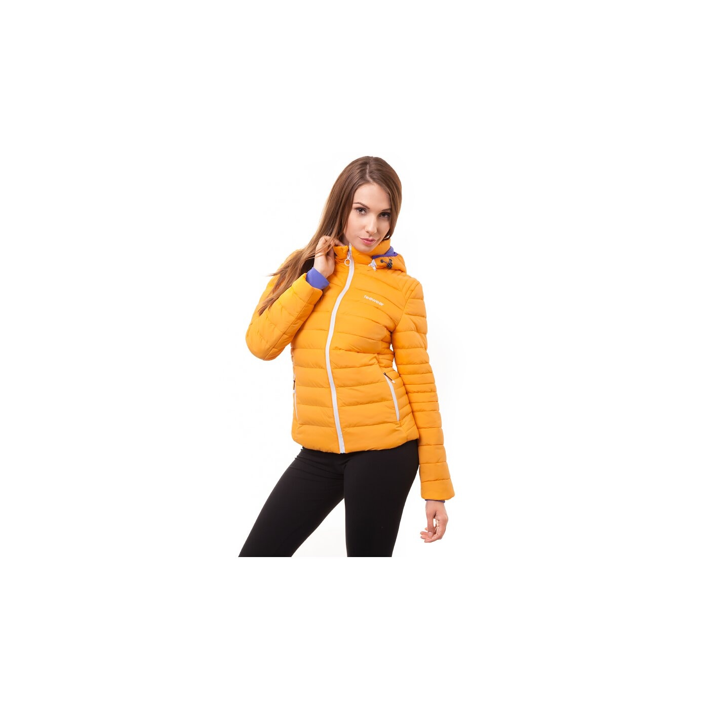 Kurtka zimowa damska FEEWEAR  KURTKA WIWA fw34pkud04002 kolor pomarańczowy