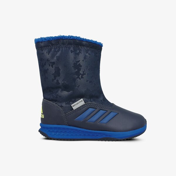 Buty trekkingowe dla dzieci ADIDAS RAPIDASNOW I s81122 kolor granatowy