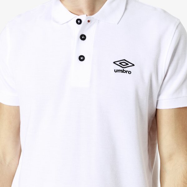Koszulka polo męska UMBRO POLO VENLO ul19pom04001 kolor biały