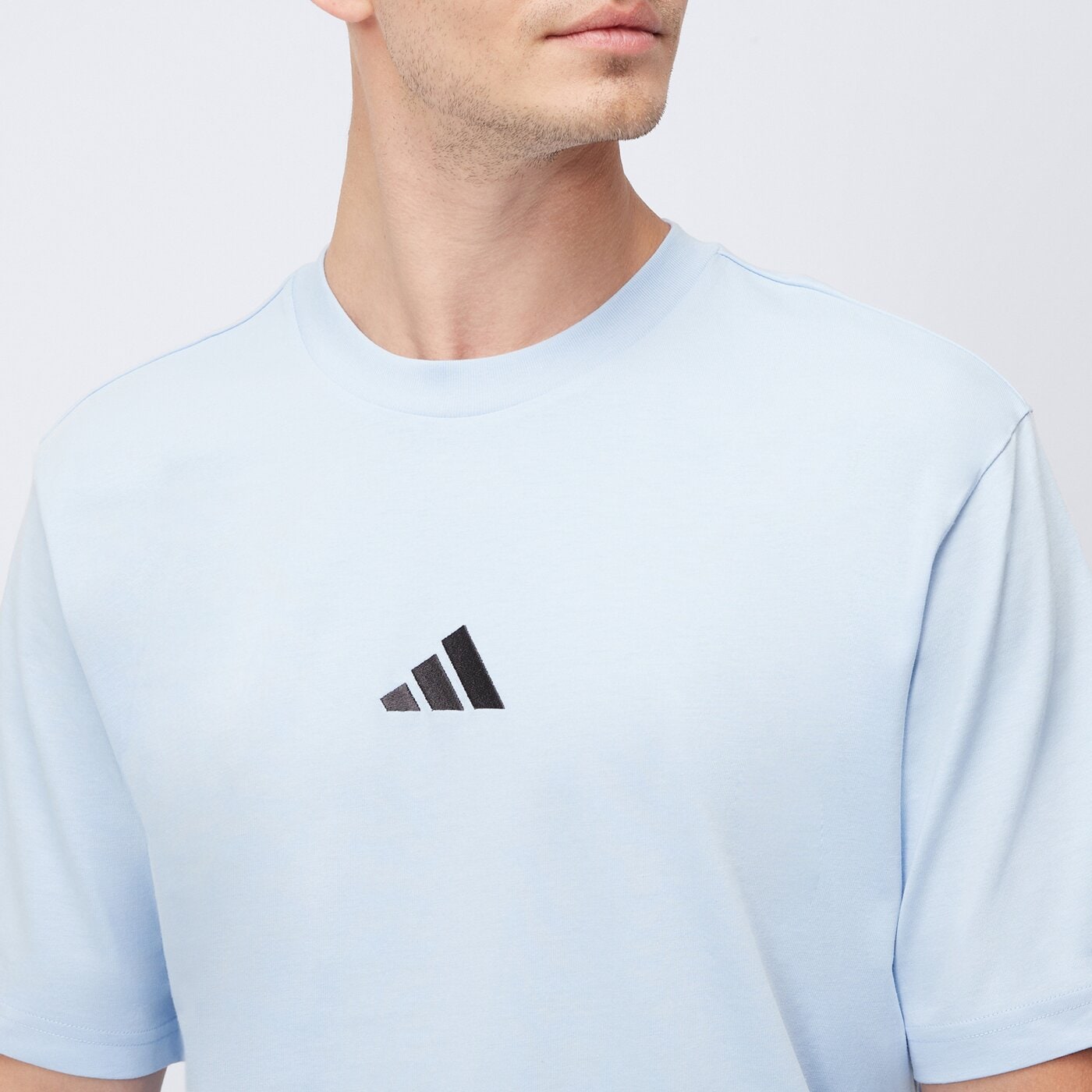 Koszulka męska ADIDAS T-SHIRT M SL SJ T jf1101 kolor niebieski