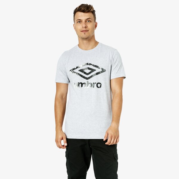 Koszulka męska UMBRO T-SHIRT SS METTLE ul38tsm39001 kolor szary