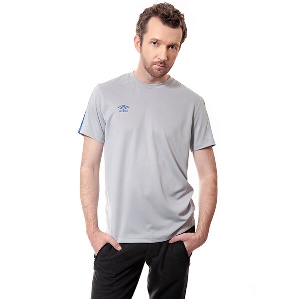 Koszulka męska UMBRO T-SHIRT TRAINING POLY 62569ucm9 kolor szary