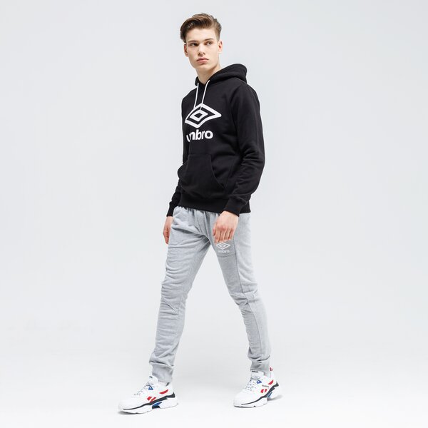Spodnie dresowe męskie UMBRO SPODNIE SLIM FIT FLEECE 65677u-263 kolor szary
