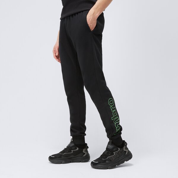 Spodnie dresowe męskie UMBRO SPODNIE FW LINEAR LOGO GRAPHIC JOGGER 66204u-lt6 kolor czarny