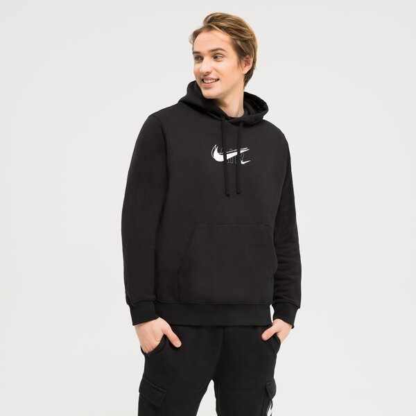 Bluza męska NIKE BLUZA Z KAPTUREM M NSW HOODIE PO AIR PRNT PACK dd9694-010 kolor czarny