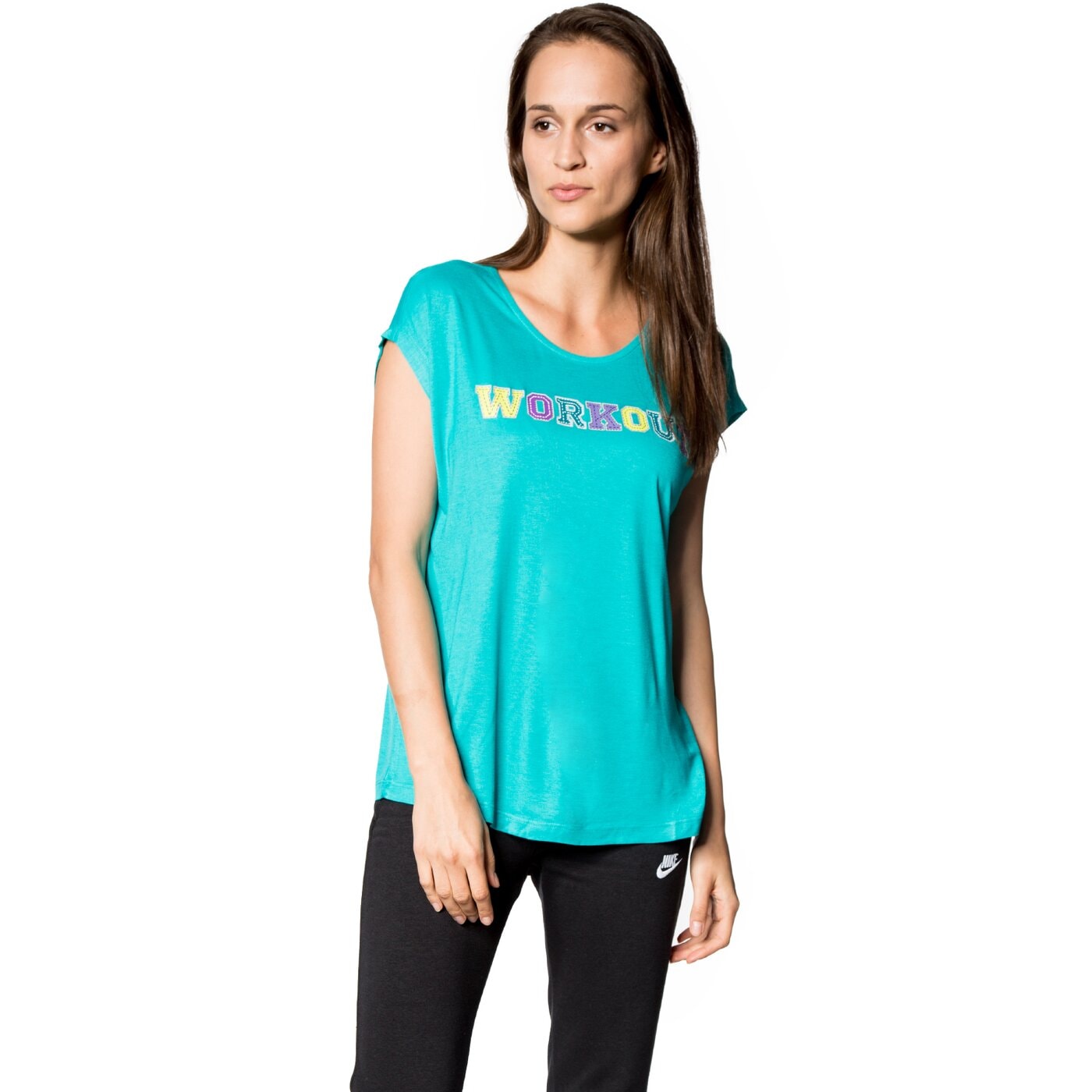 Koszulka damska UMBRO T-SHIRT WORK ul36tsd08001 kolor niebieski