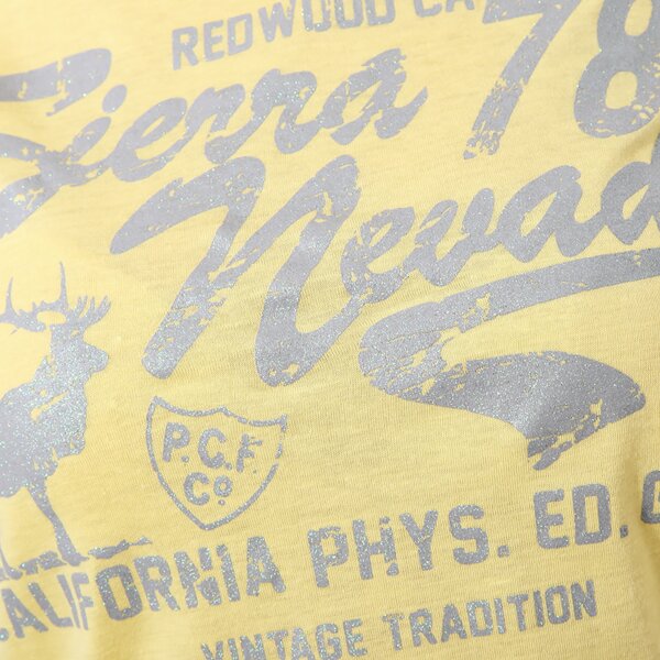 Koszulka damska FEEWEAR  T-SHIRT CAROLE fw14tsd02002 kolor żółty