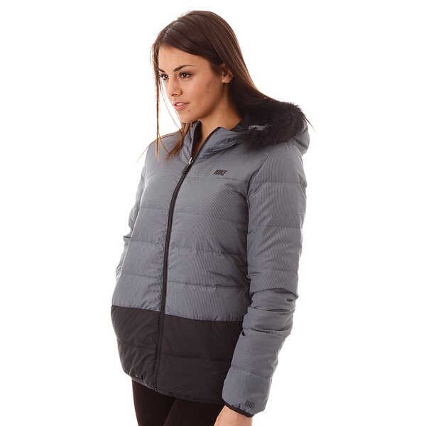 Kurtka zimowa damska NIKE KURTKA NIKE ALLIANCE TD JKT-550 HOODE 541420010 kolor szary