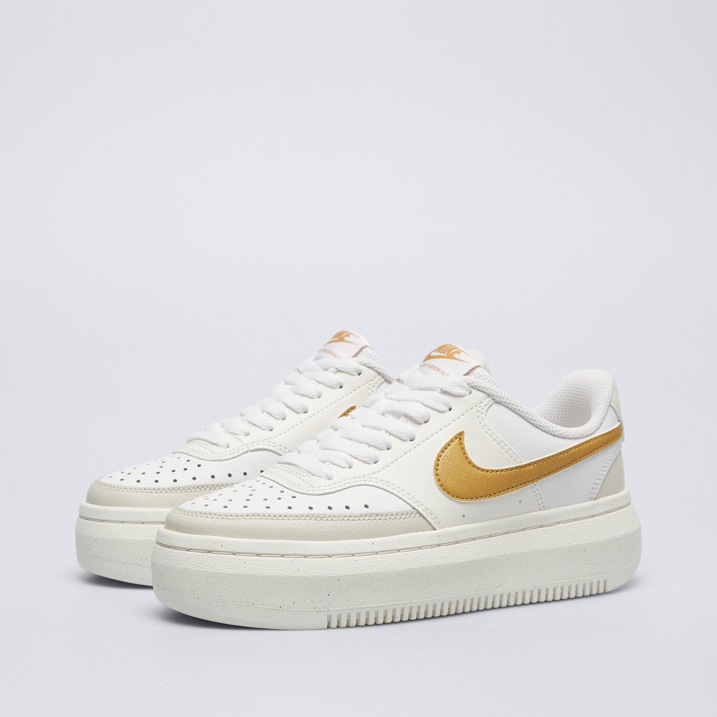 Buty sportowe damskie NIKE COURT VISION ALTA dz5394-100 kolor beżowy