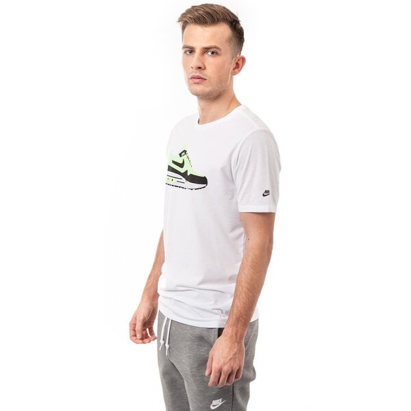 Koszulka męska NIKE T-SHIRT TEE-AIR MAX 644166100 kolor biały