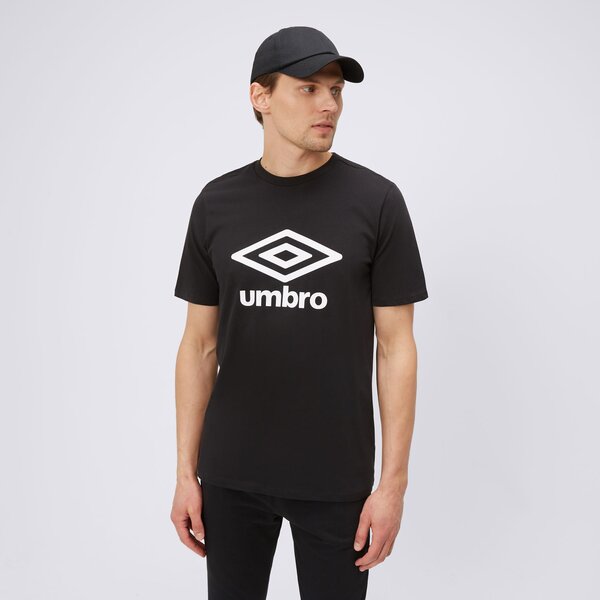 Koszulka męska UMBRO T-SHIRT SS LARGE LOGO 66413u-060 kolor czarny