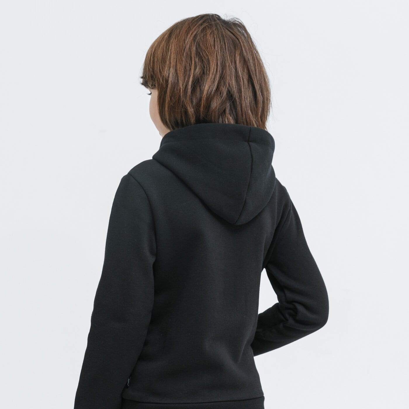 Bluza dziecięca PUMA BLUZA Z KAPTUREM ESS 2 BIG LOGO FL 586987 01 kolor czarny