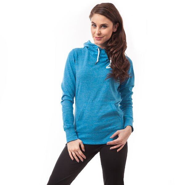 Bluza damska NIKE BLUZA GYM VINTAGE HOODY 614820413 kolor niebieski