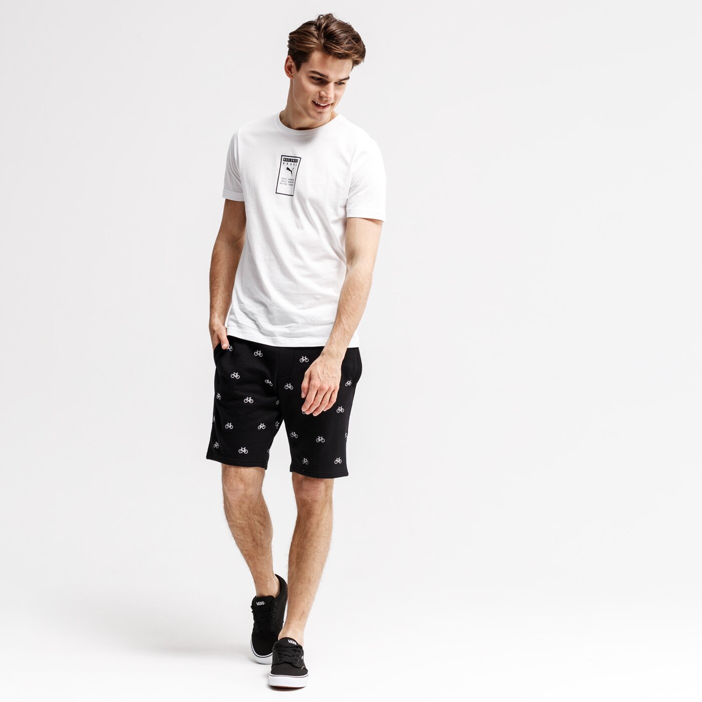 Spodenki męskie FEEWEAR SZORTY SACABA fw19szm03001 kolor czarny