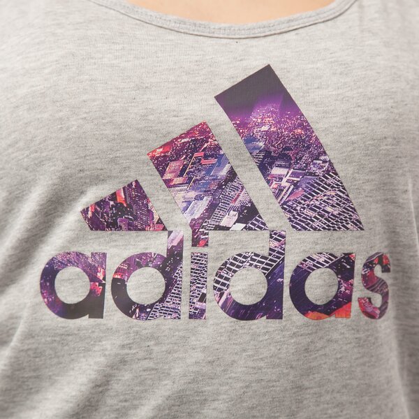 Top damski ADIDAS TANK NIGHTCITY s17294 kolor szary