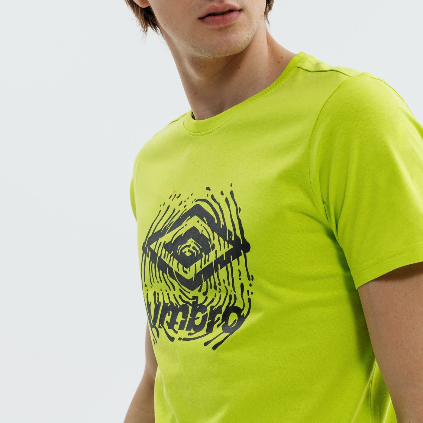 Koszulka męska UMBRO T-SHIRT NENEKO ul321tsm01002 kolor zielony