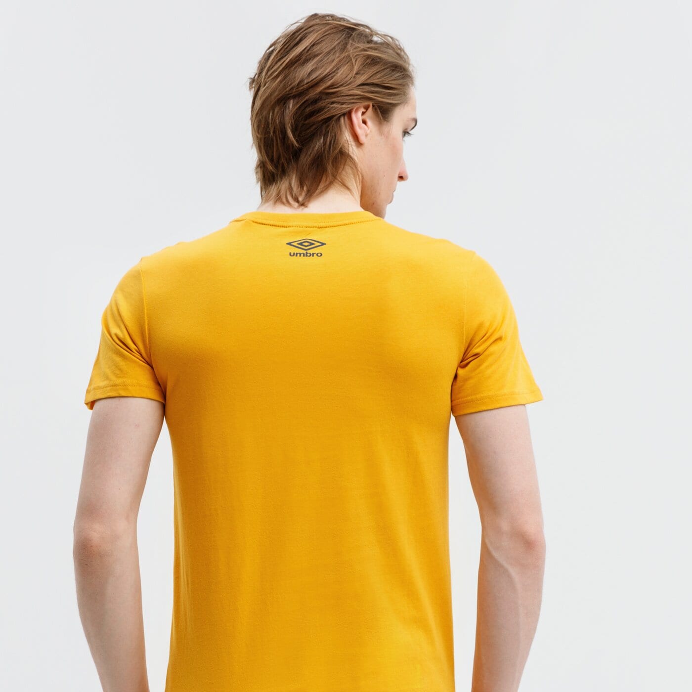 Koszulka męska UMBRO T-SHIRT SAYERS ul121tsm59001 kolor żółty