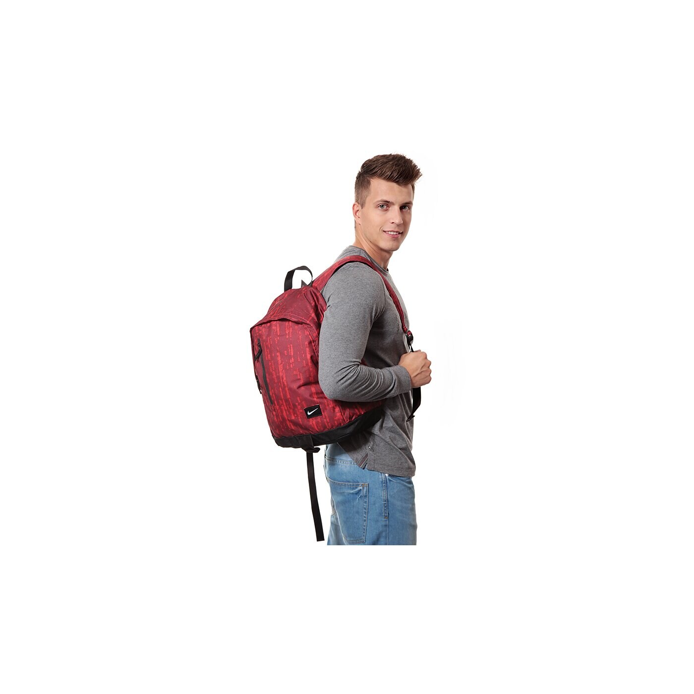 Plecak damski NIKE PLECAK CHEYENNE ba3247615 kolor czerwony