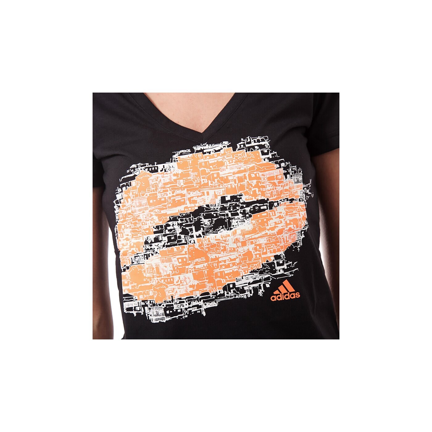 Koszulka damska ADIDAS T-SHIRT BRAZIL TEE Q12 f50888 kolor czarny