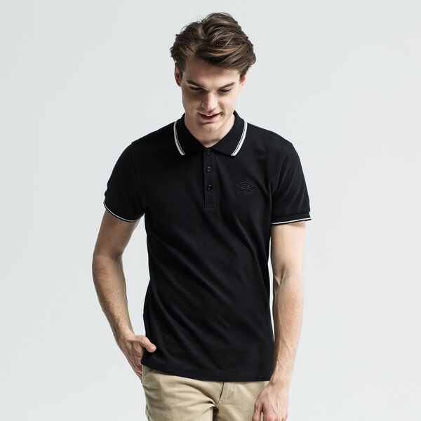 Koszulka polo męska UMBRO POLO NATLO ul19pom06003 kolor czarny