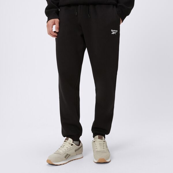 Spodnie dresowe męskie REEBOK SPODNIE ANDRE SMALL LOGO CUFFED 100240231 kolor czarny
