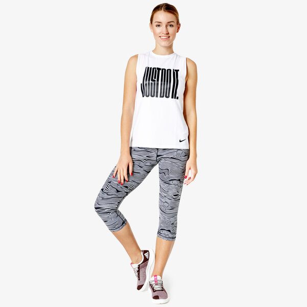 Top damski NIKE TANK JDI MUSCLE aq8110100 kolor biały