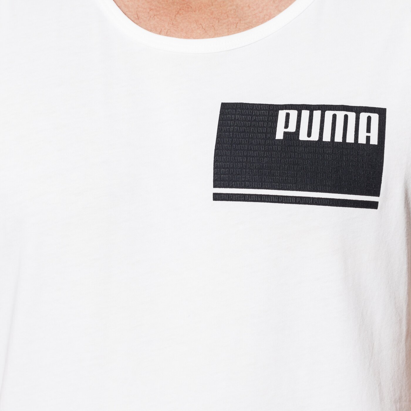 Koszulka męska PUMA T-SHIRT SS SUMMER REBEL 85009902 kolor biały