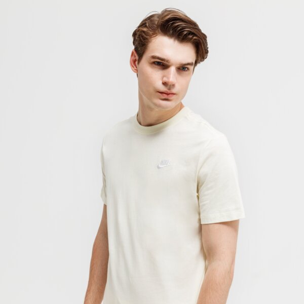 Koszulka męska NIKE T-SHIRT SPORTSWEAR CLUB ar4997-113 kolor żółty